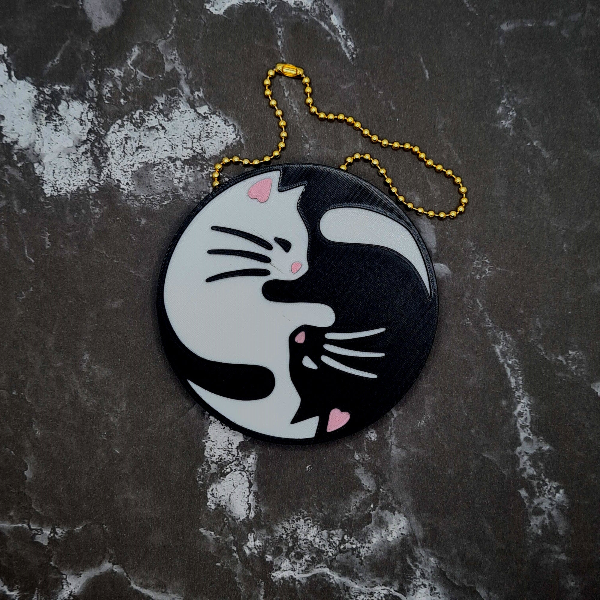 Cat Yin Yang Charm!
