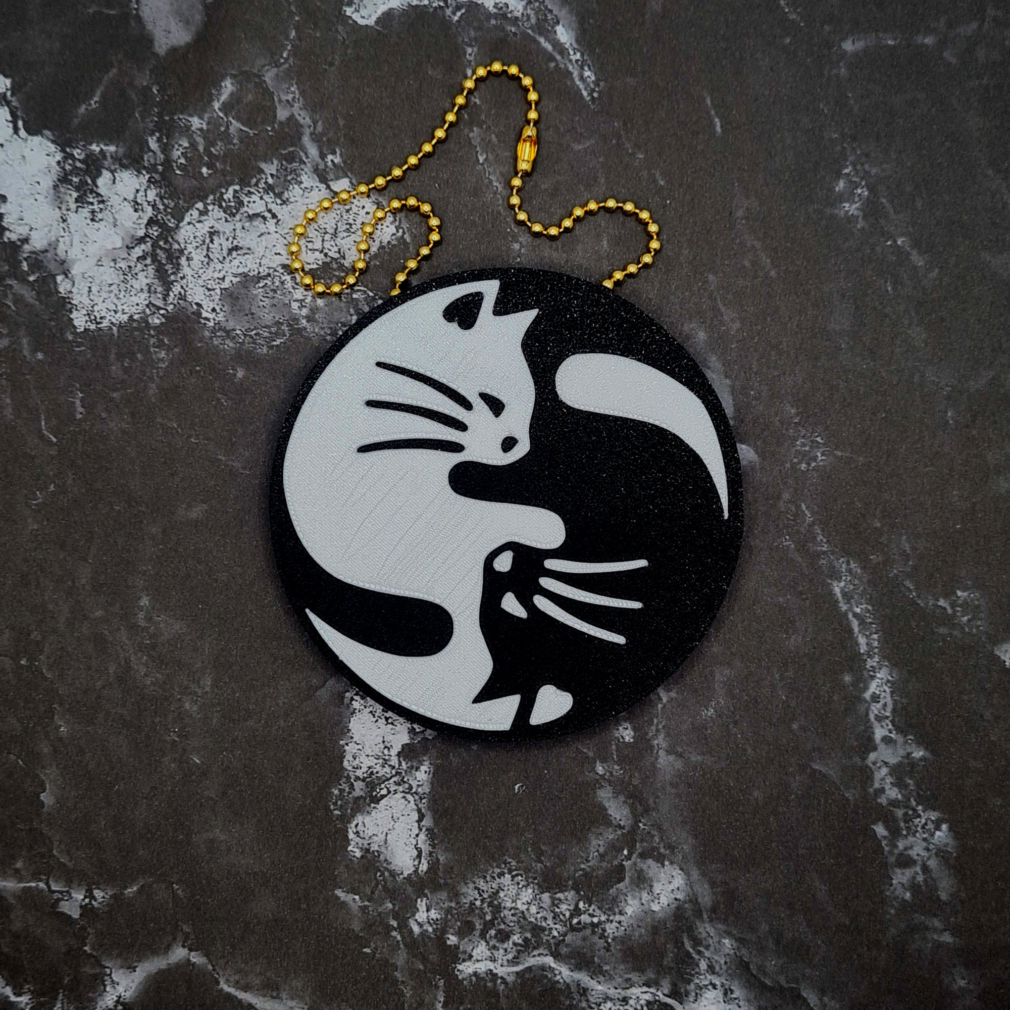 Cat Yin Yang Charm!