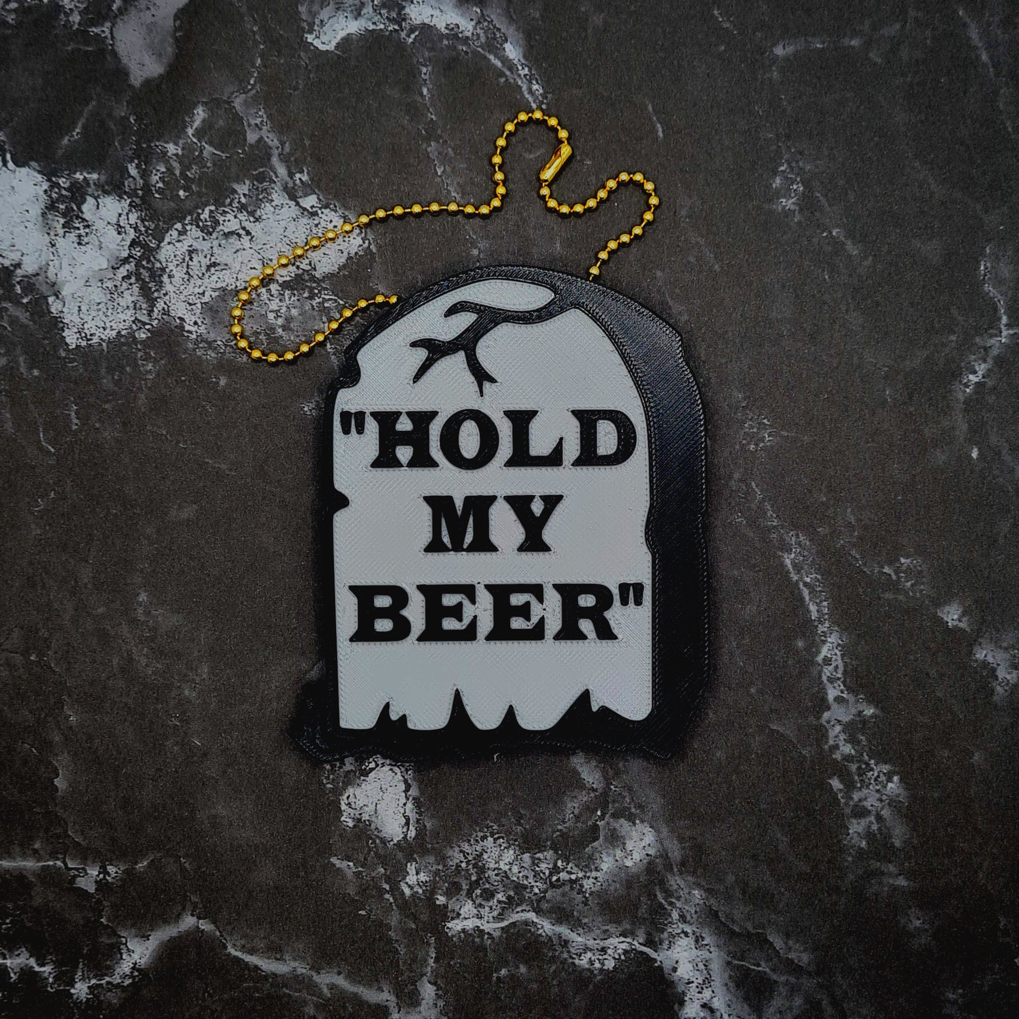 Hold My Beer Gravestone Charm!
