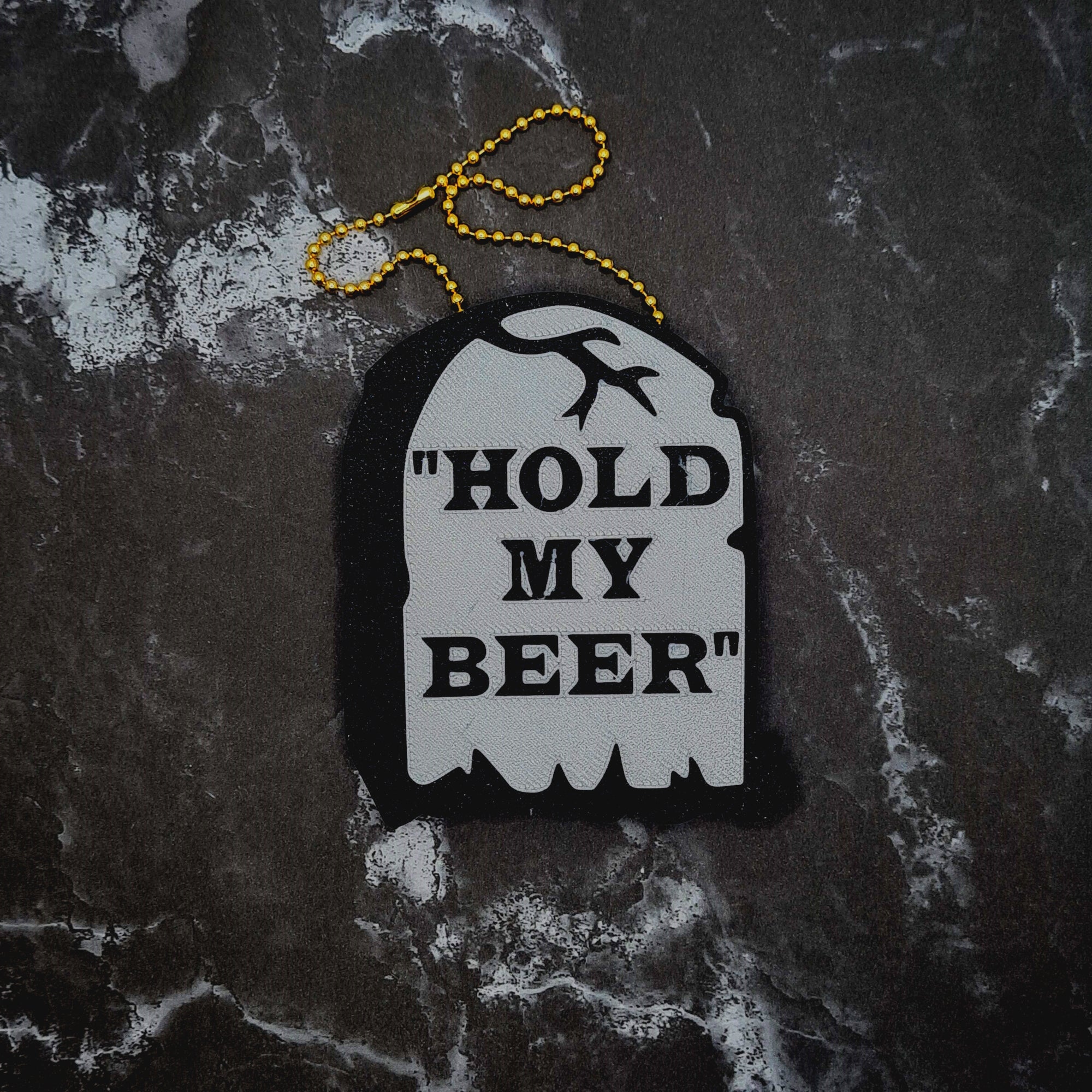 Hold My Beer Gravestone Charm!