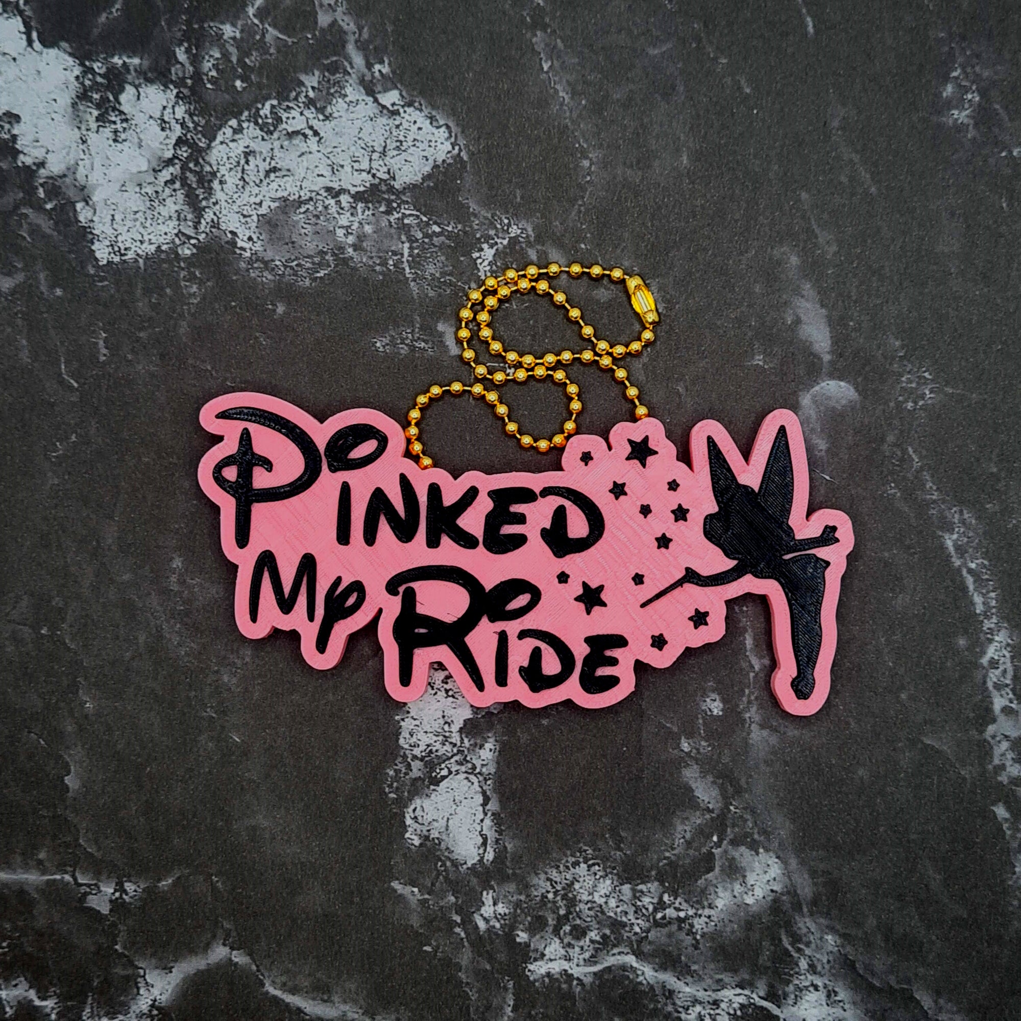 Pinked my Ride Charm!