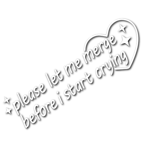please let me merge Sticker!