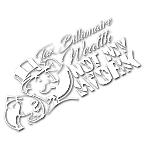 Tax Billionaire Wealth Sticker!