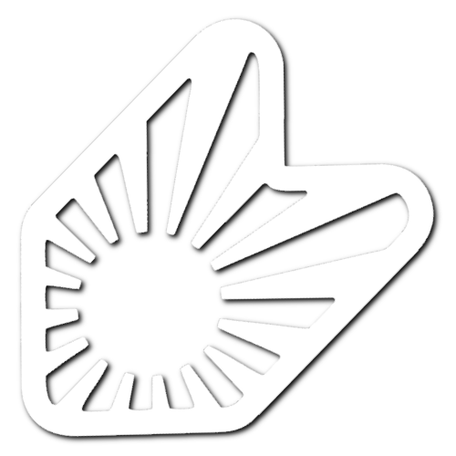 Wakaba Leaf Rising Hollow Sun Sticker!
