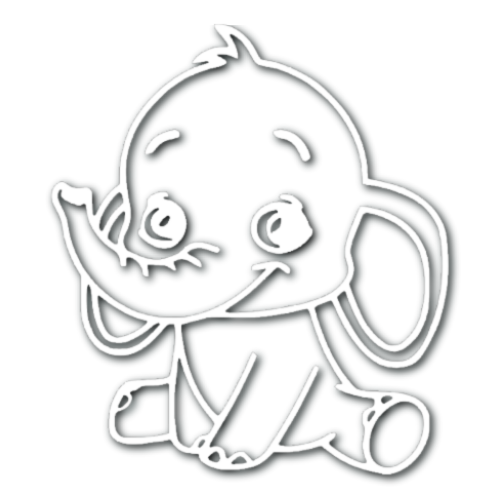 Baby Elephant Sticker!