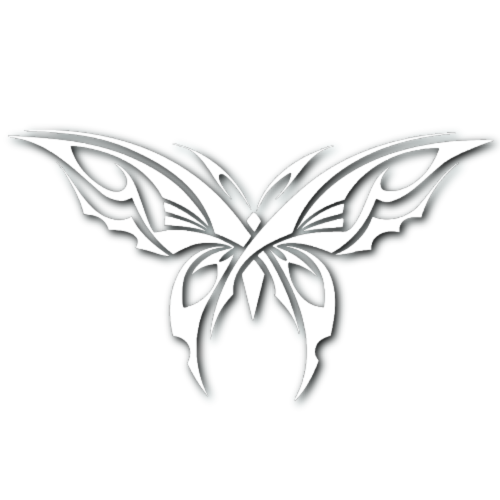 Tribal Butterfly Sticker!
