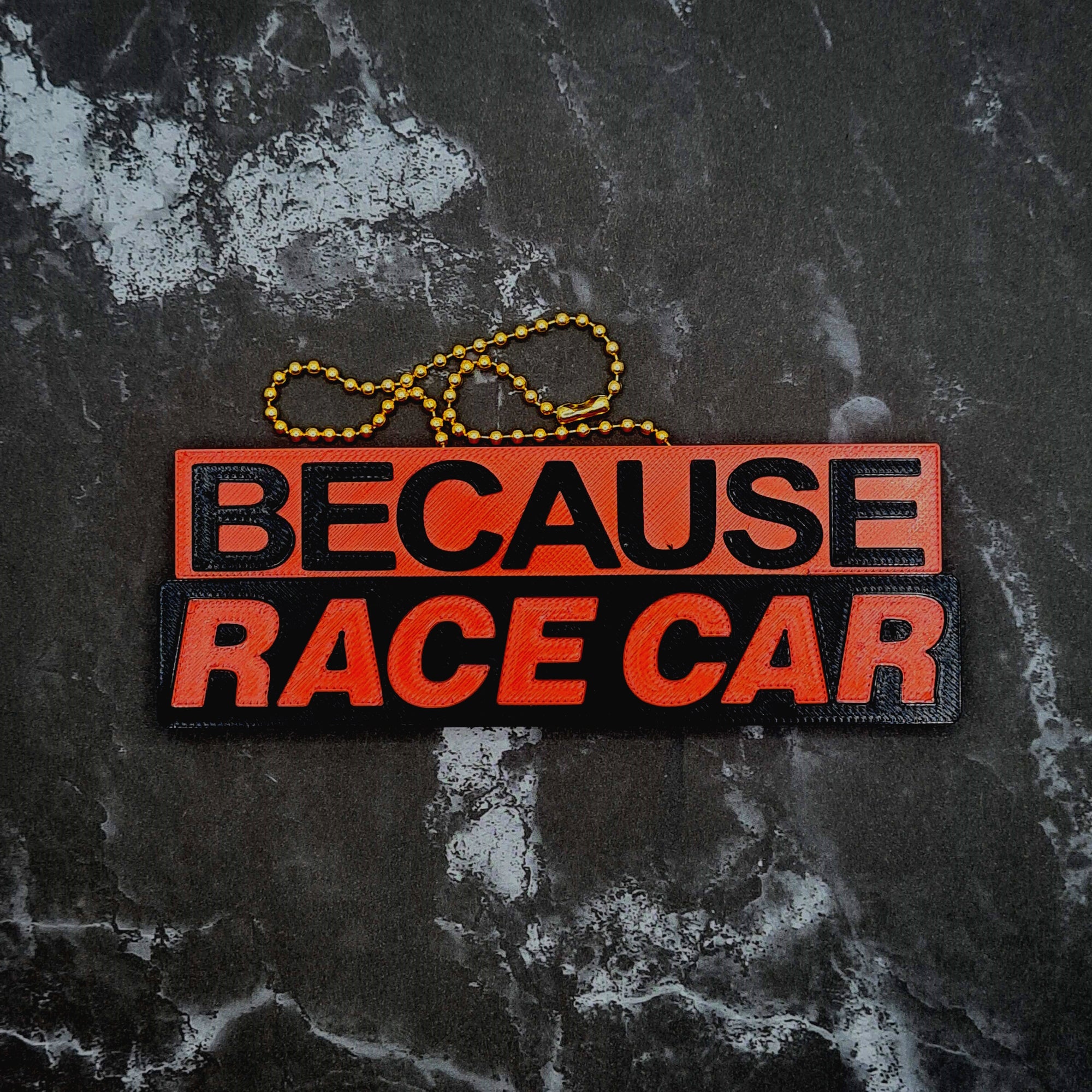 Because Racecar Charm!