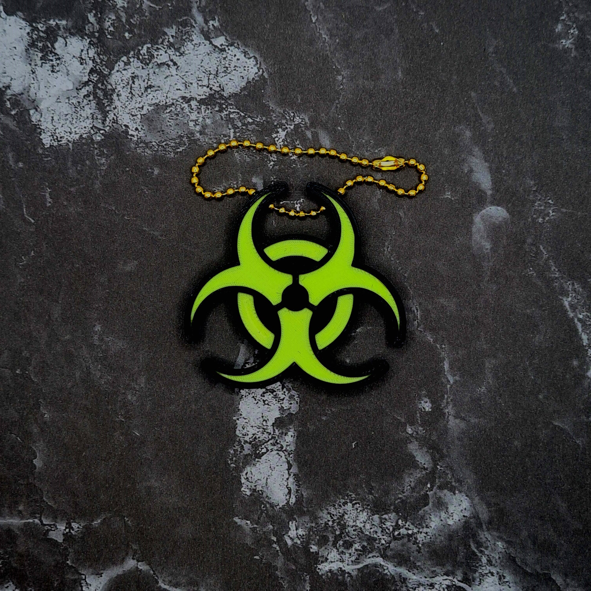 Biohazard Keychain! (reverse)