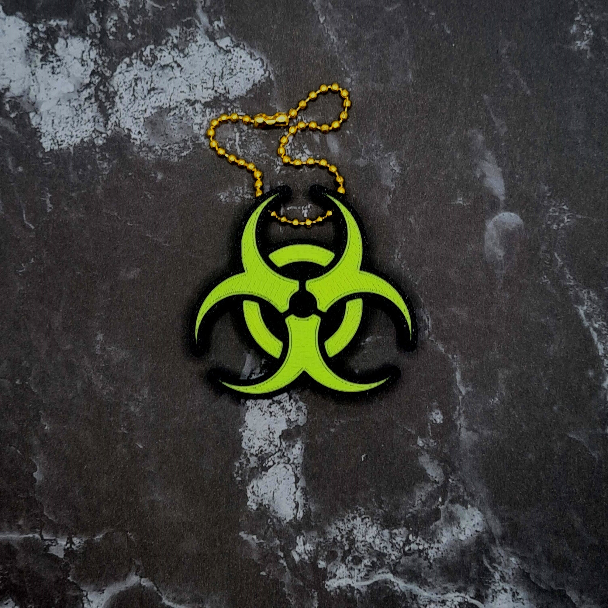 Biohazard Keychain! (reverse)