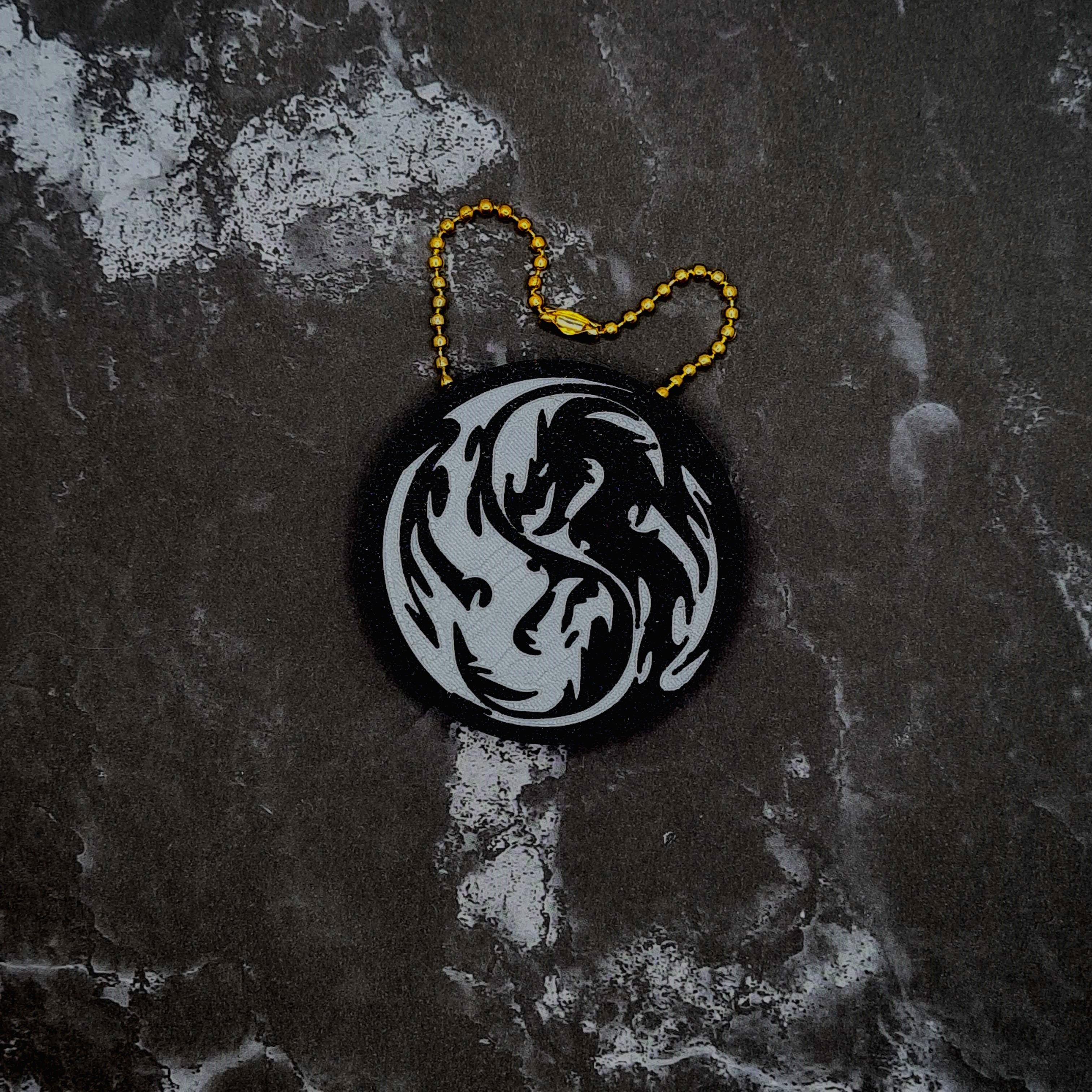 Dragon Yin Yang Keychain!
