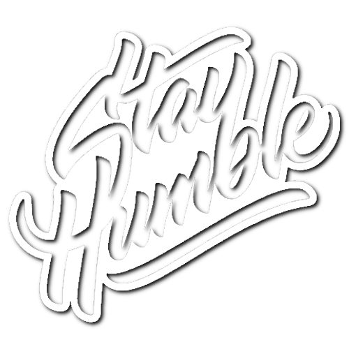 Stay Humble (reverse) Sticker!