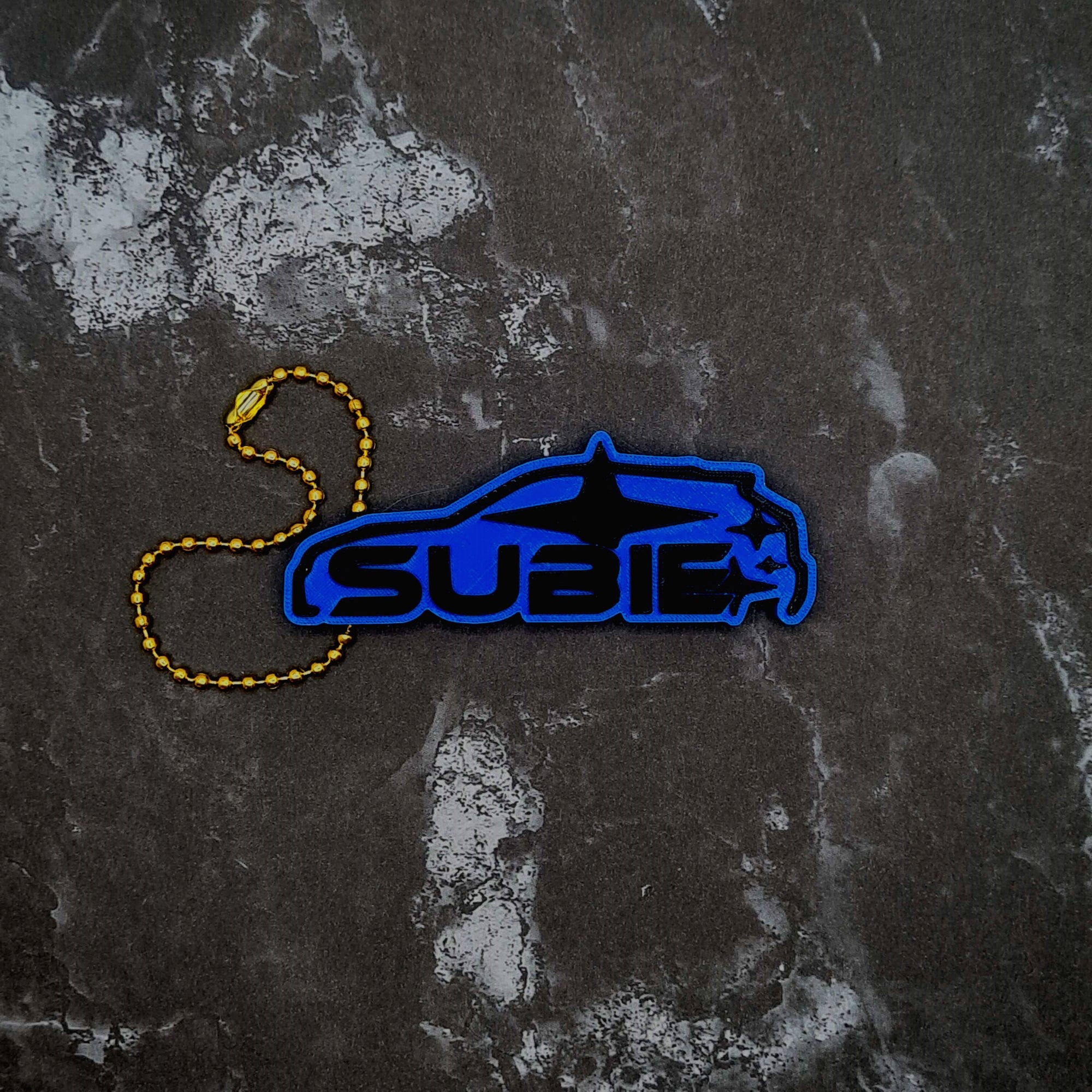 Subie Silhouette Keychain!