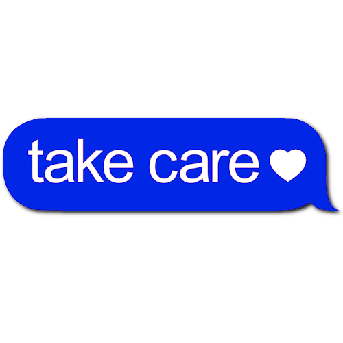 Take Care Sticker! (Multicolour)