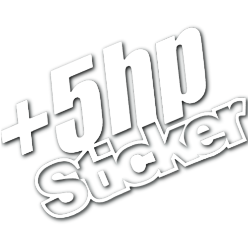 +5 Horsepower Sticker!