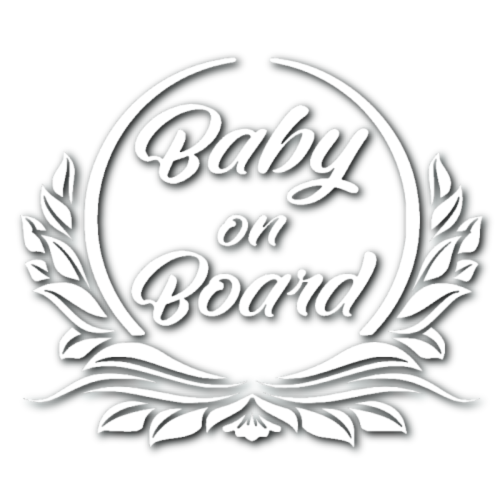 Baby on Board Sticker! (round)