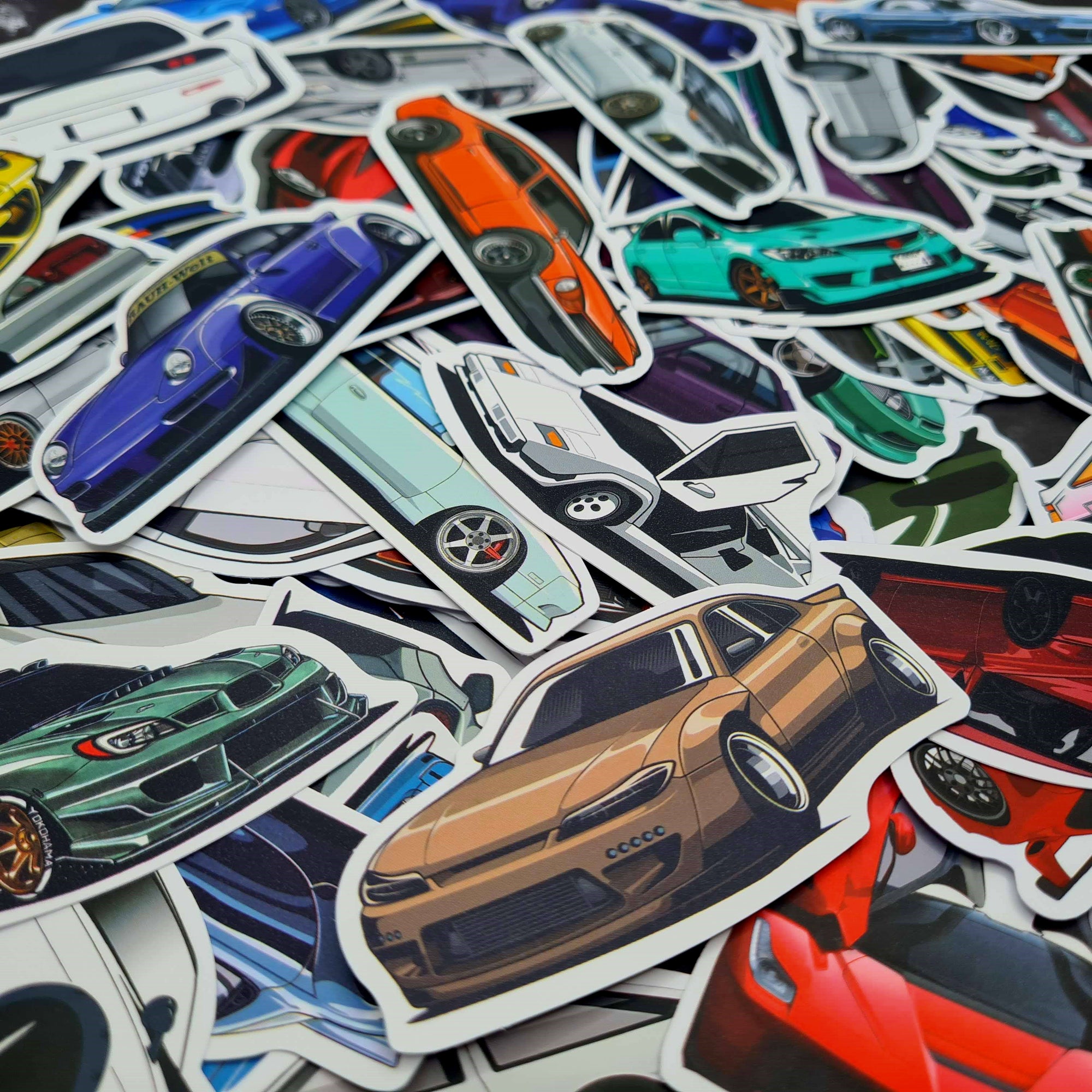 Cars Stickerbomb pack! (x25 random car stickers)