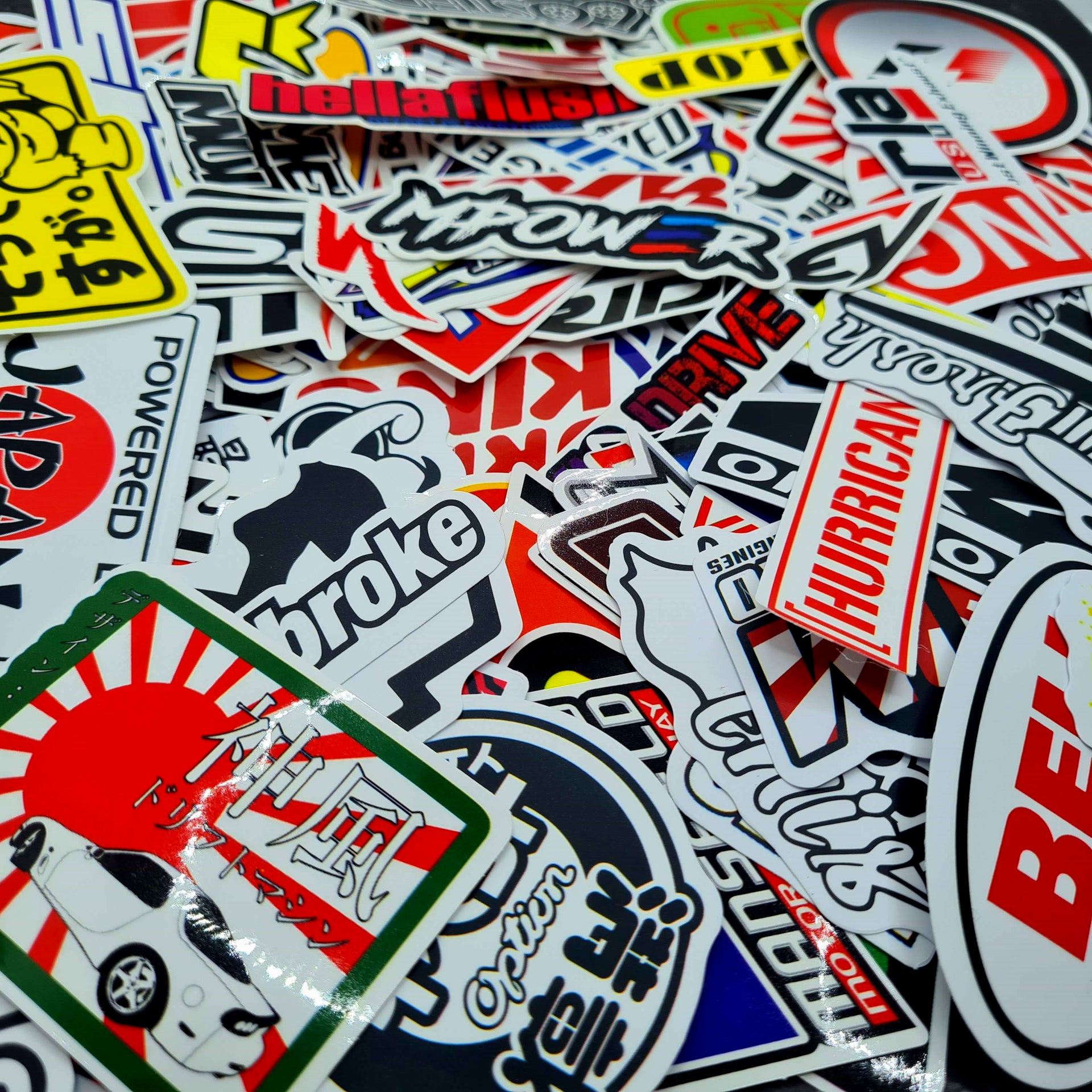 JDM Stickerbomb pack! (x25 random JDM stickers) JCreateNZ