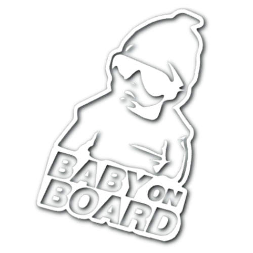 Baby on Board Sticker! (reverse)