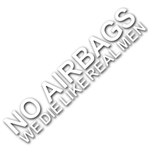 No Airbags Sticker!