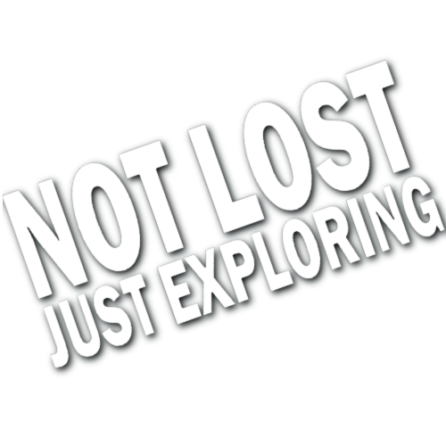 Not Lost Just Exploring Sticker!