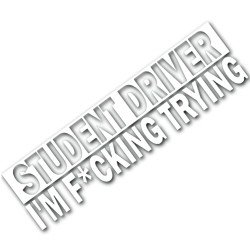 Student Driver Sticker Custom Student Driver Sticker! – JCreateNZ