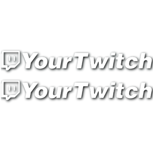 Custom Twitch Stickers! (set of 2)